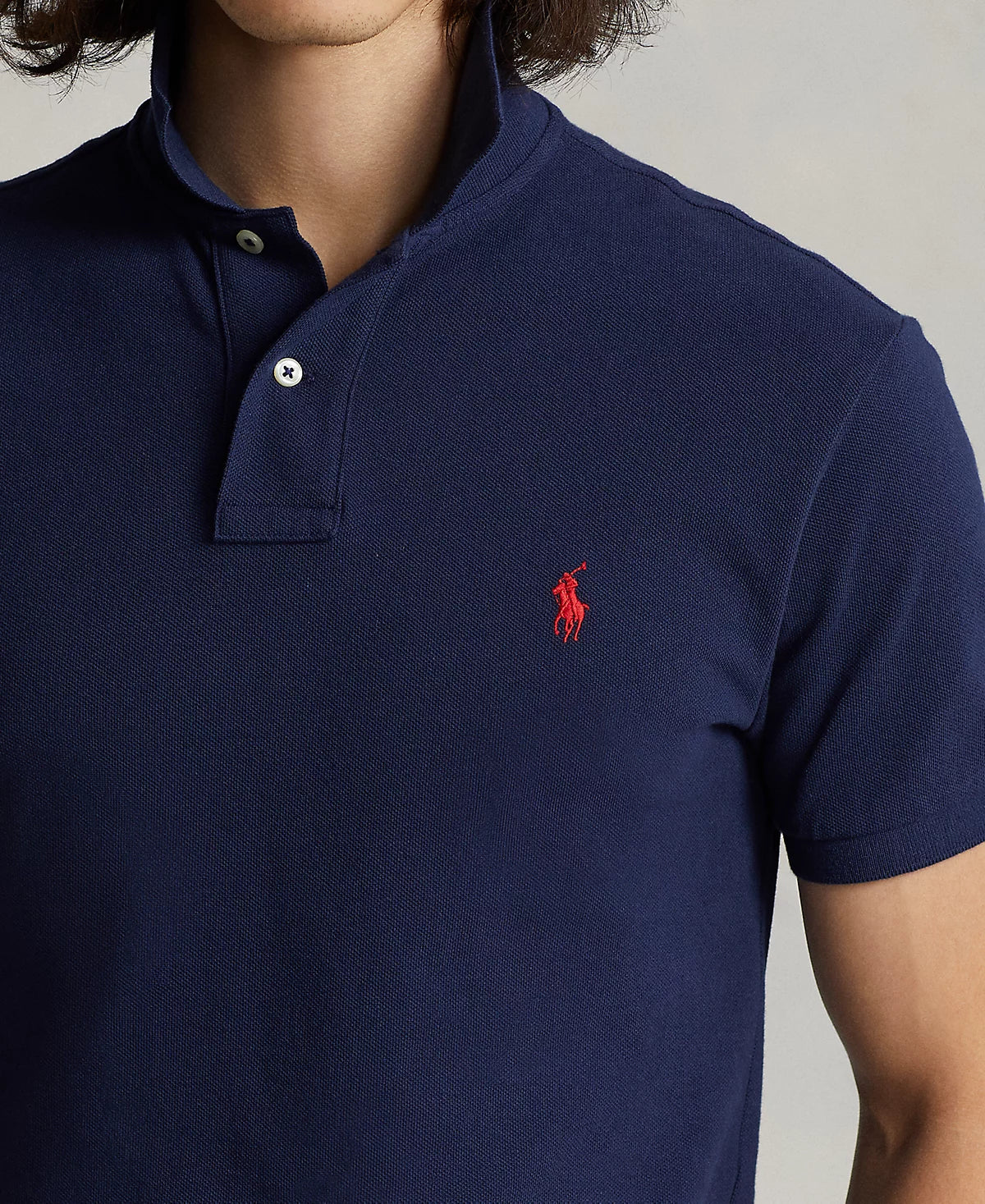 Ralph Lauren Men's Custom Slim Fit Mesh Polo