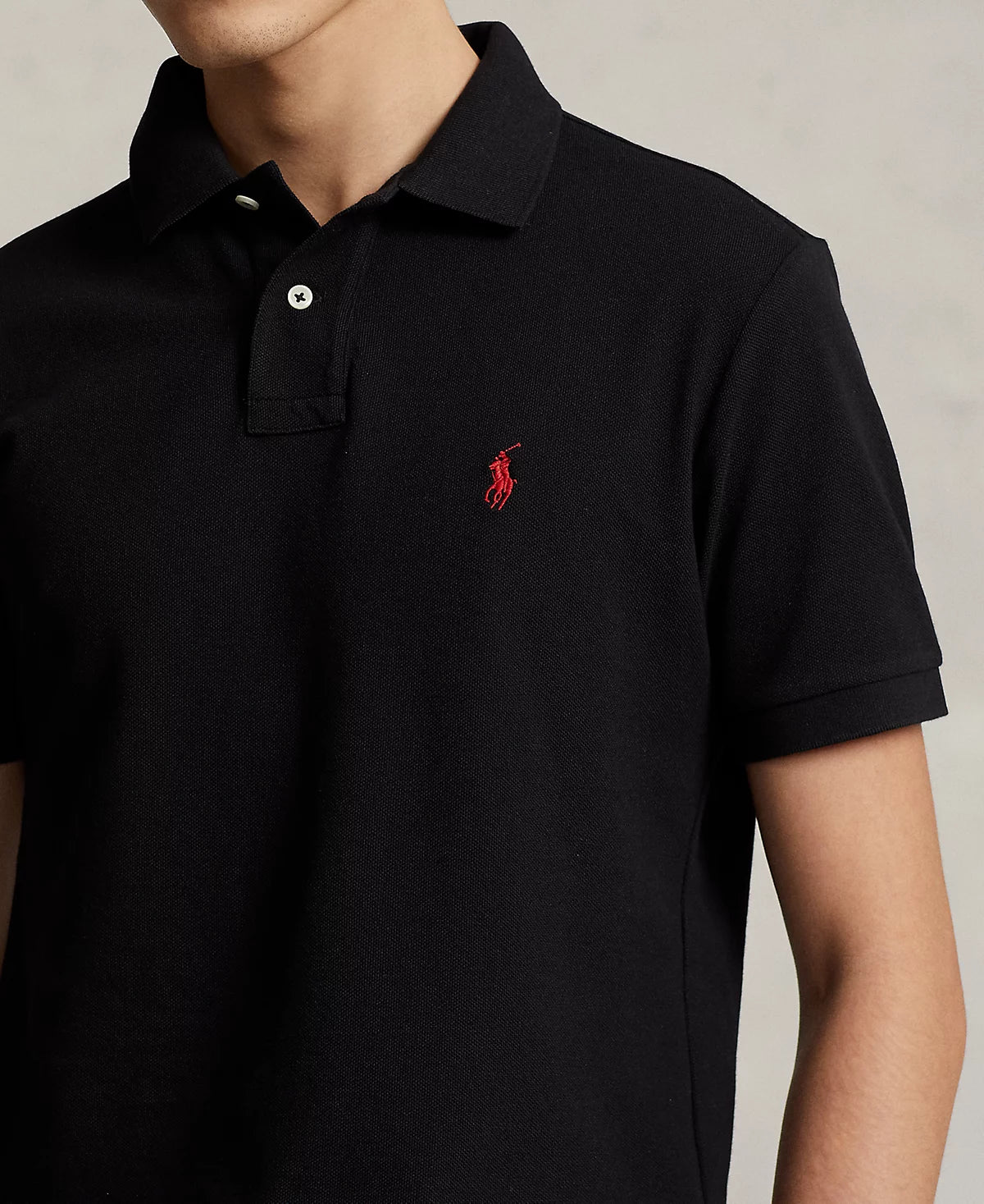 Ralph Lauren Men's Custom Slim Fit Mesh Polo