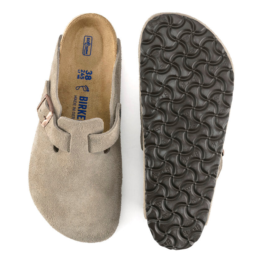 Boston Clogs Soft Footbed Taupe