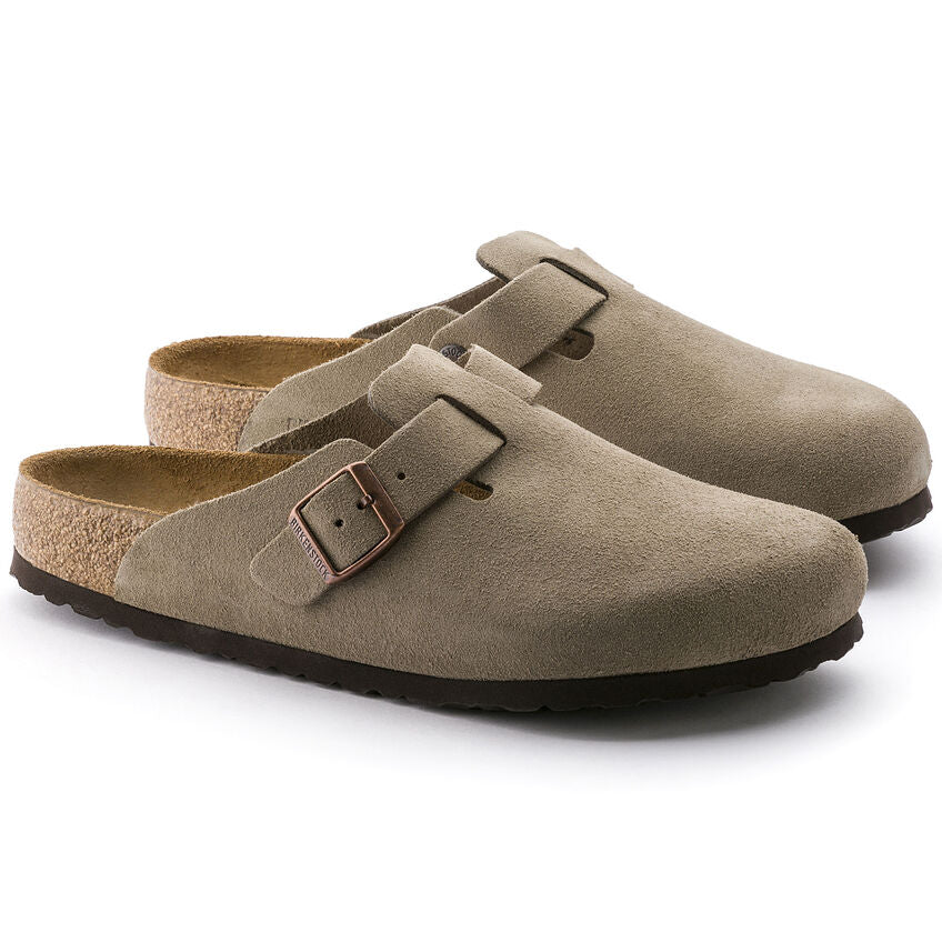 Boston Clogs Soft Footbed Taupe