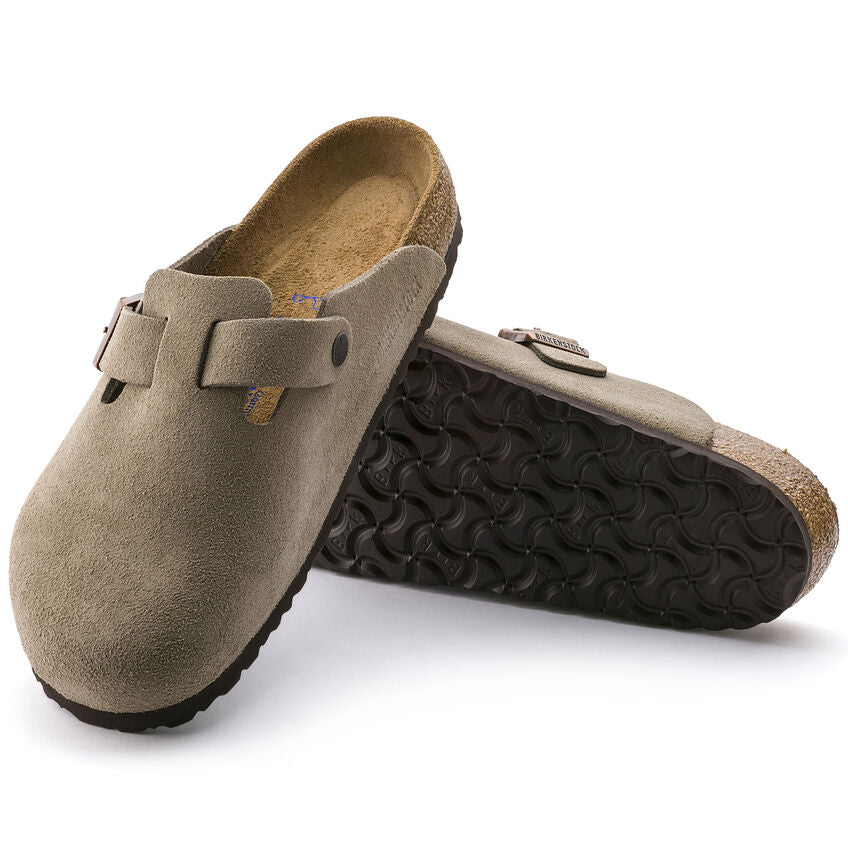 Boston Clogs Soft Footbed Taupe