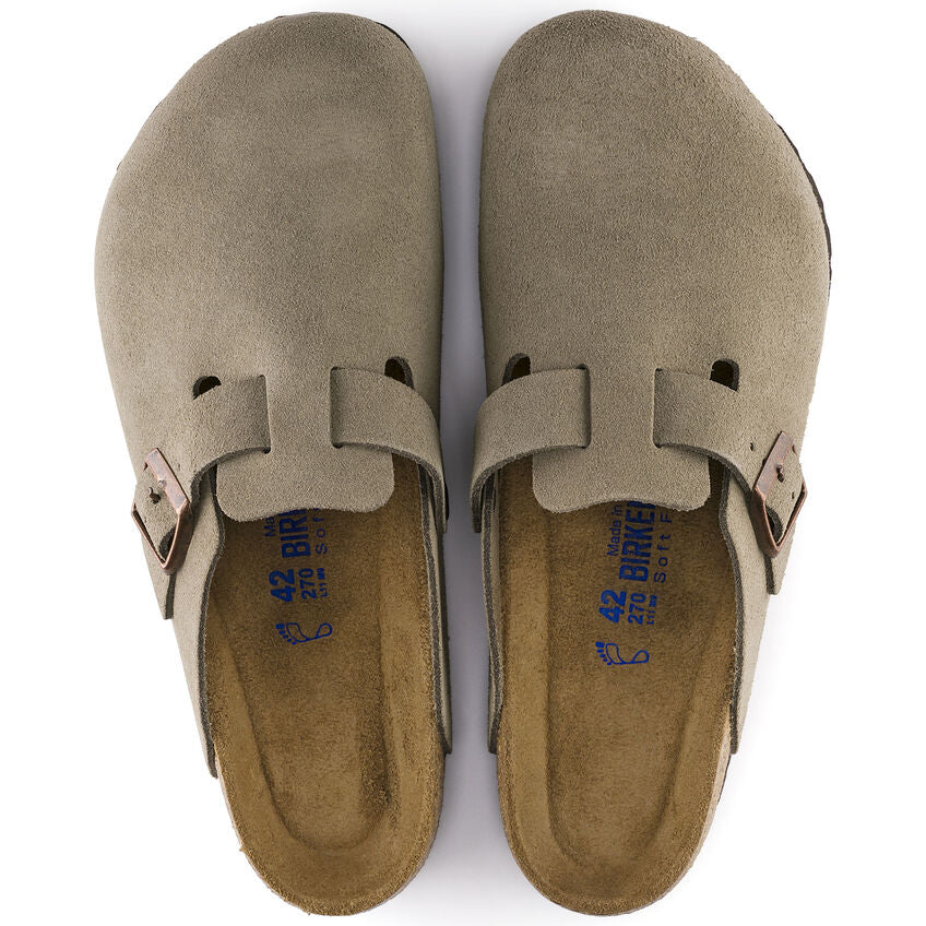 Boston Clogs Soft Footbed Taupe